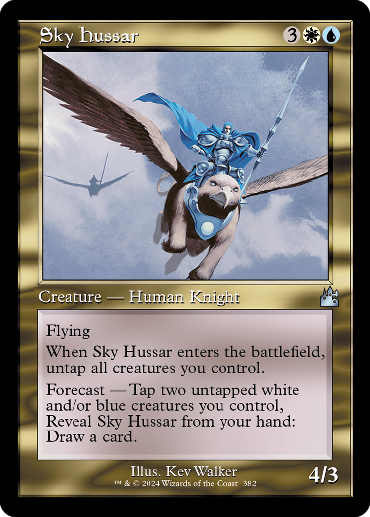 Sky Hussar (Retro Frame) [Ravnica Remastered] | Pegasus Games WI