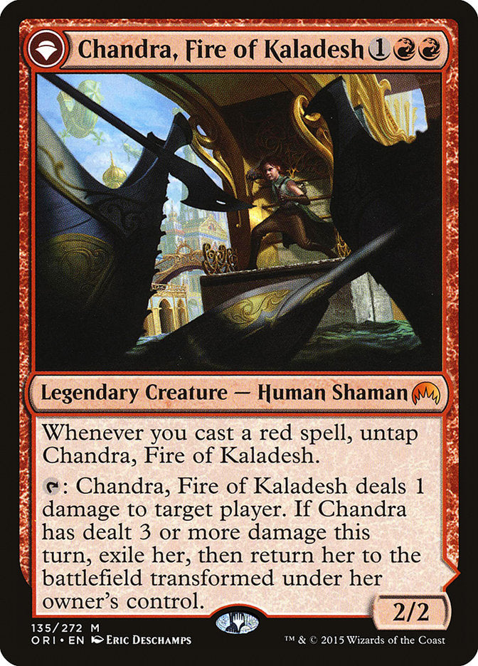 Chandra, Fire of Kaladesh // Chandra, Roaring Flame [Magic Origins] | Pegasus Games WI