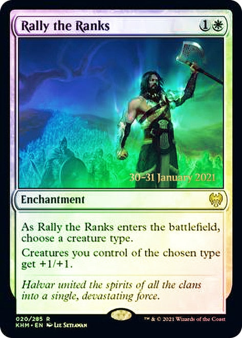 Rally the Ranks [Kaldheim Prerelease Promos] | Pegasus Games WI