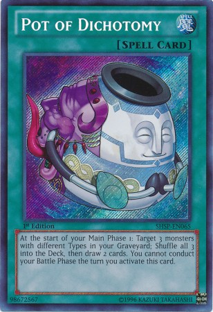 Pot of Dichotomy [SHSP-EN065] Secret Rare | Pegasus Games WI