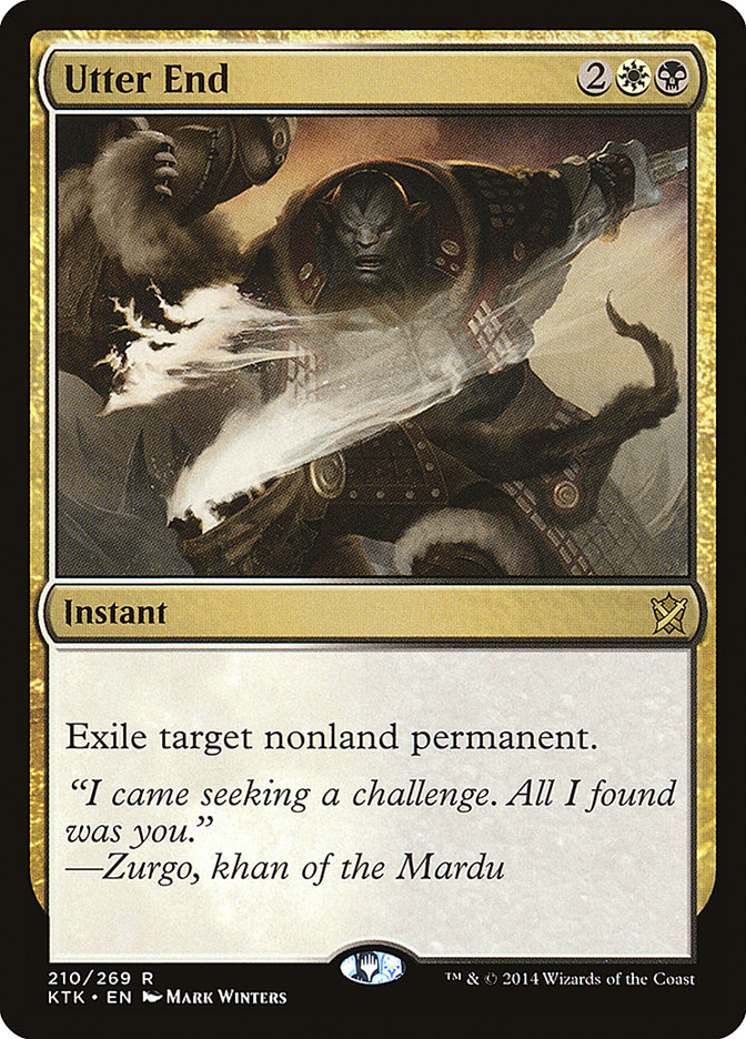 Utter End [Khans of Tarkir] | Pegasus Games WI