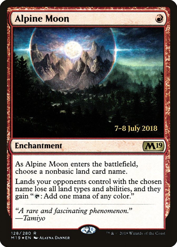 Alpine Moon [Core Set 2019 Prerelease Promos] | Pegasus Games WI