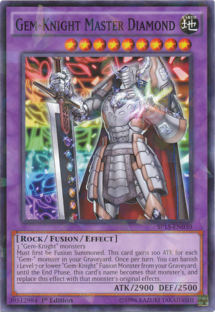 Gem-Knight Master Diamond [SP15-EN030] Shatterfoil Rare | Pegasus Games WI