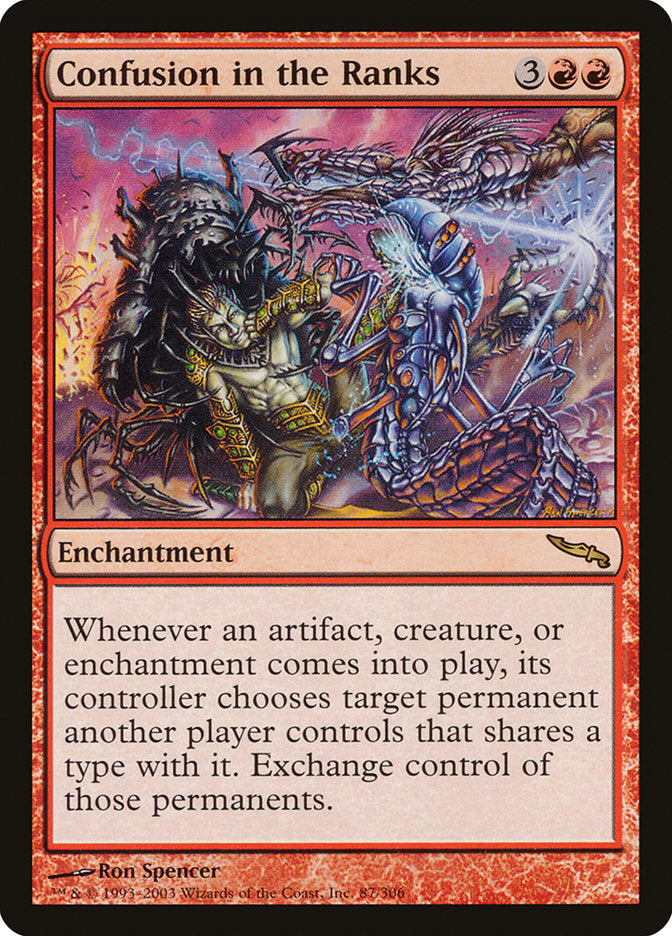 Confusion in the Ranks [Mirrodin] | Pegasus Games WI