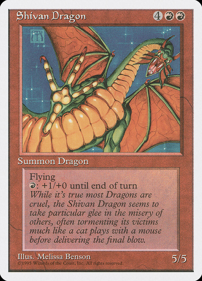 Shivan Dragon [Fourth Edition] | Pegasus Games WI