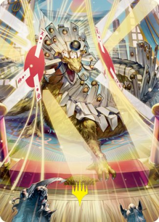 Spirit-Sister's Call Art Card (Gold-Stamped Signature) [Kamigawa: Neon Dynasty Art Series] | Pegasus Games WI