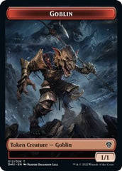 Zombie Knight // Goblin Double-Sided Token [Dominaria United Commander Tokens] | Pegasus Games WI