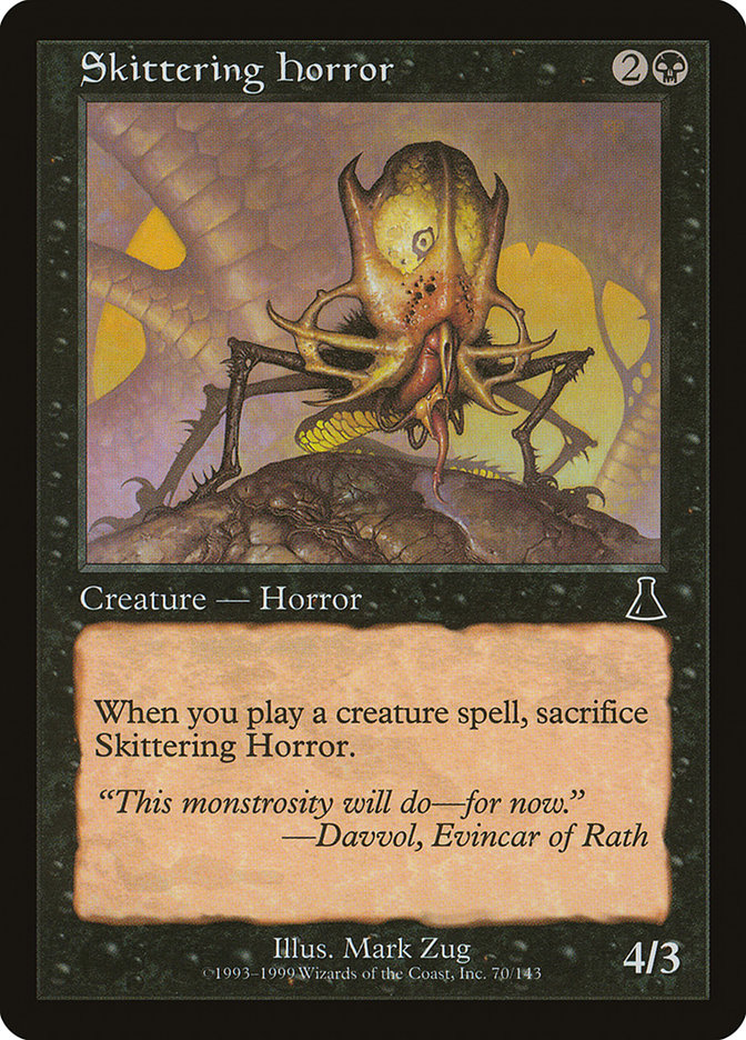 Skittering Horror [Urza's Destiny] | Pegasus Games WI