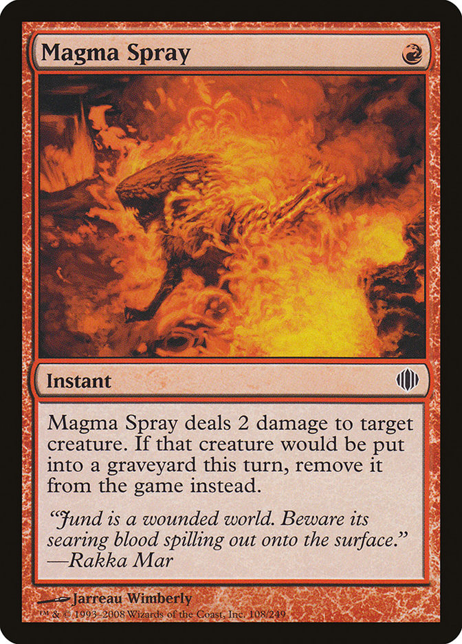 Magma Spray [Shards of Alara] | Pegasus Games WI