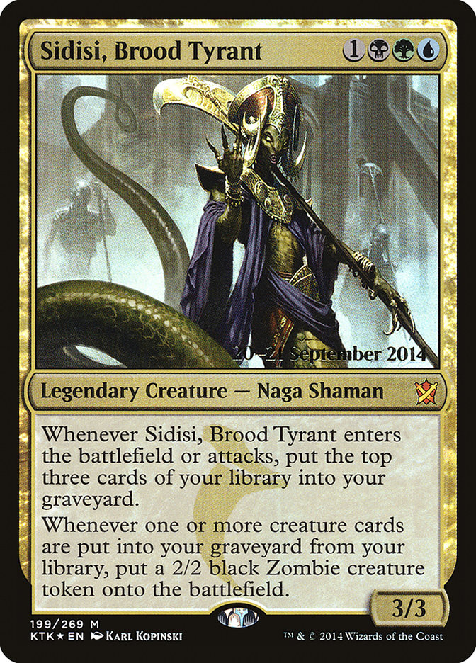 Sidisi, Brood Tyrant [Khans of Tarkir Prerelease Promos] | Pegasus Games WI