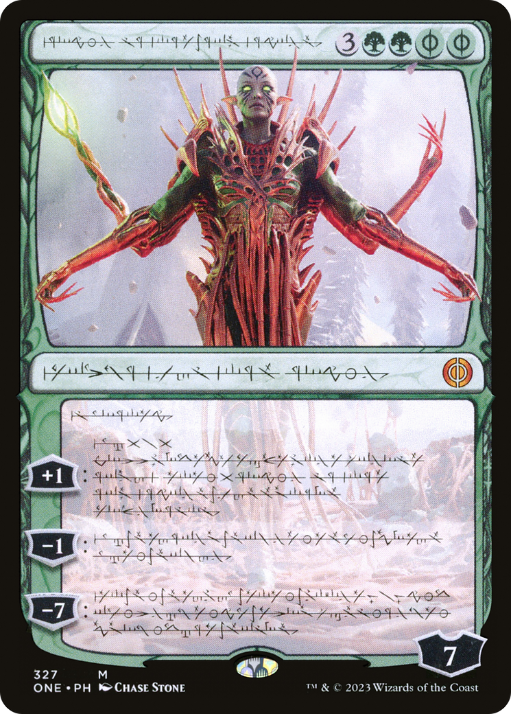 Nissa, Ascended Animist (Phyrexian) [Phyrexia: All Will Be One] | Pegasus Games WI