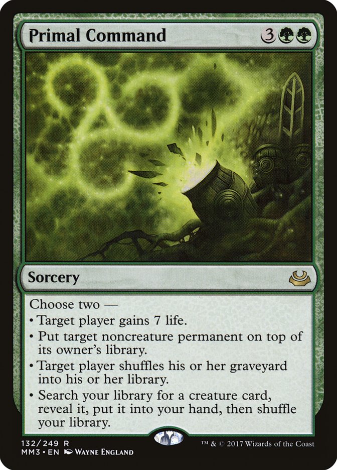 Primal Command [Modern Masters 2017] | Pegasus Games WI