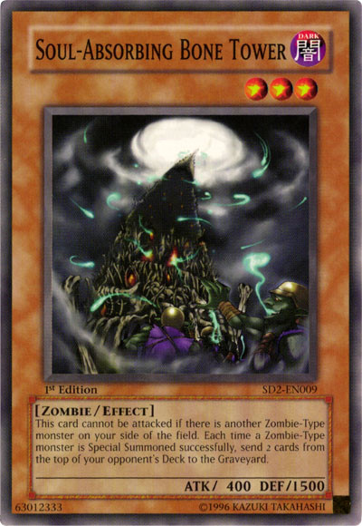 Soul-Absorbing Bone Tower [SD2-EN009] Common | Pegasus Games WI