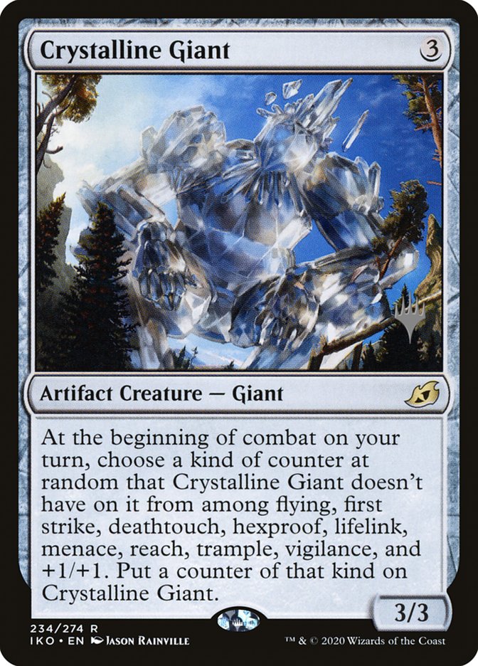 Crystalline Giant (Promo Pack) [Ikoria: Lair of Behemoths Promos] | Pegasus Games WI