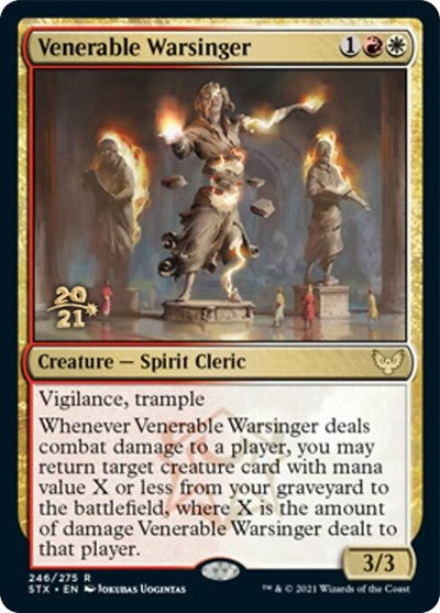 Venerable Warsinger [Strixhaven: School of Mages Prerelease Promos] | Pegasus Games WI