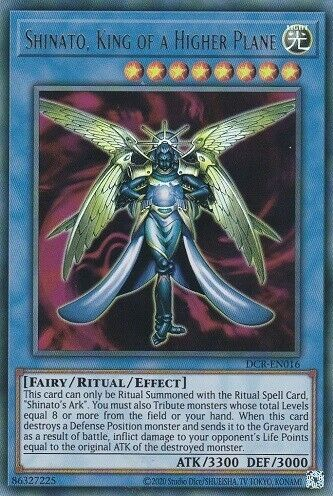 Shinato, King of a Higher Plane (25th Anniversary) [DCR-EN016] Ultra Rare | Pegasus Games WI
