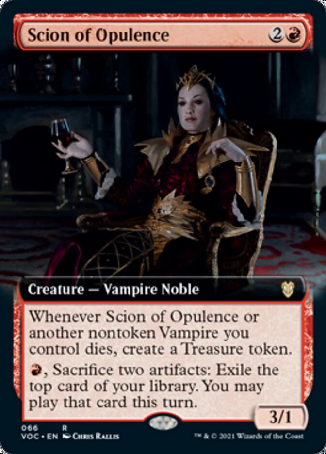 Scion of Opulence (Extended Art) [Innistrad: Crimson Vow Commander] | Pegasus Games WI