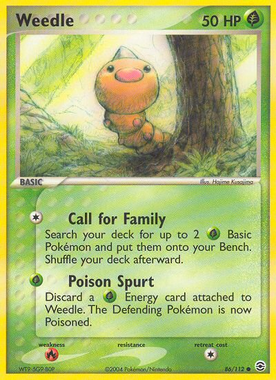 Weedle (86/112) [EX: FireRed & LeafGreen] | Pegasus Games WI