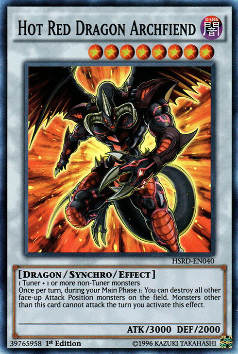 Hot Red Dragon Archfiend [HSRD-EN040] Super Rare | Pegasus Games WI