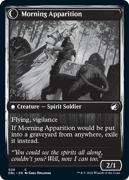 Mourning Patrol // Morning Apparition [Innistrad: Double Feature] | Pegasus Games WI