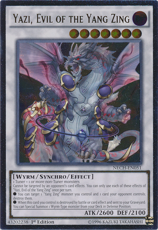 Yazi, Evil of the Yang Zing [NECH-EN051] Ultimate Rare | Pegasus Games WI