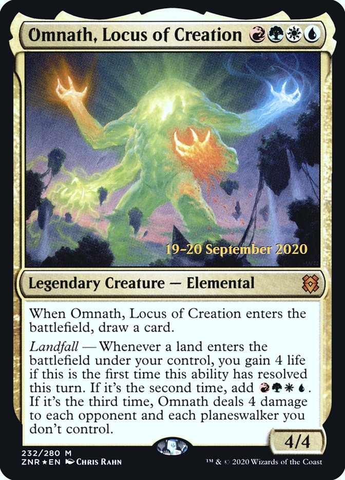 Omnath, Locus of Creation [Zendikar Rising Prerelease Promos] | Pegasus Games WI