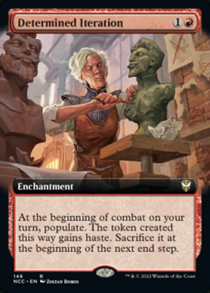 Determined Iteration (Extended Art) [Streets of New Capenna Commander] | Pegasus Games WI
