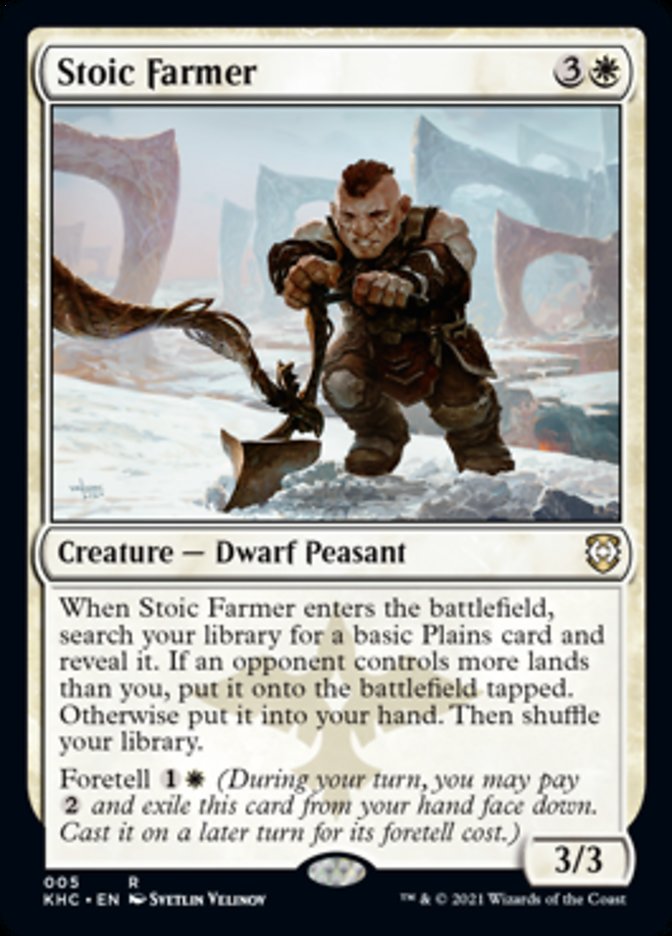Stoic Farmer [Kaldheim Commander] | Pegasus Games WI