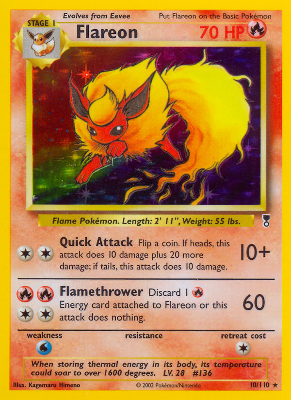 Flareon (10/110) [Legendary Collection] | Pegasus Games WI