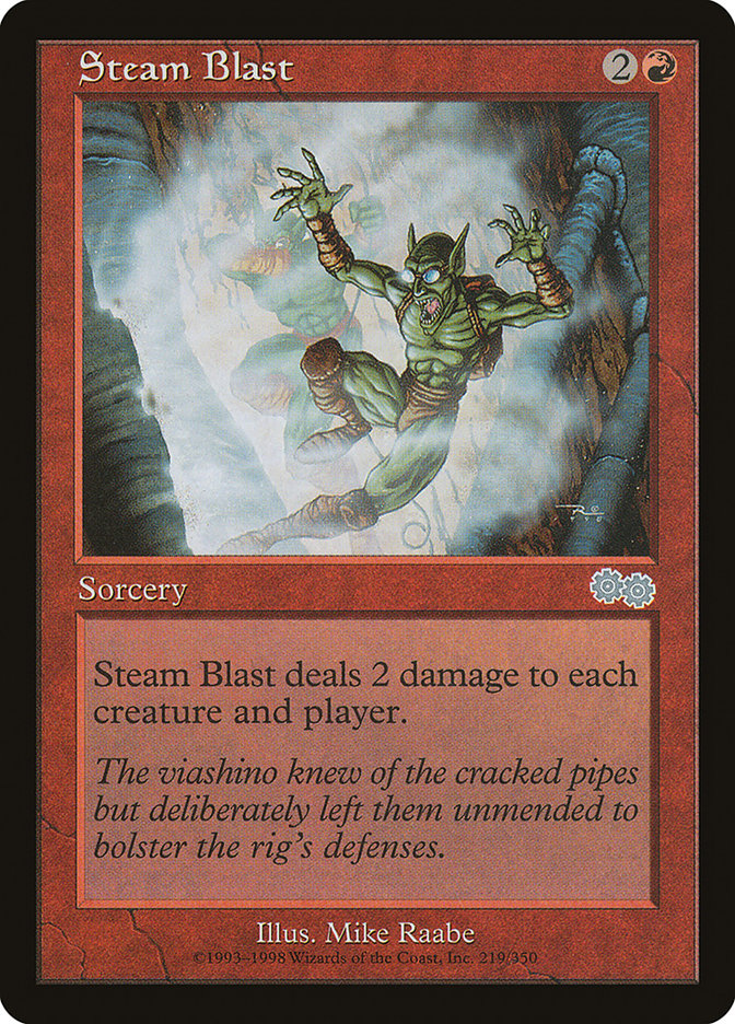 Steam Blast [Urza's Saga] | Pegasus Games WI