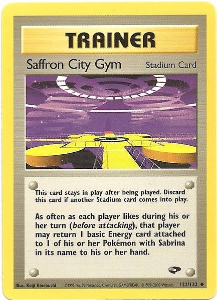 Saffron City Gym (122/132) [Gym Challenge Unlimited] | Pegasus Games WI