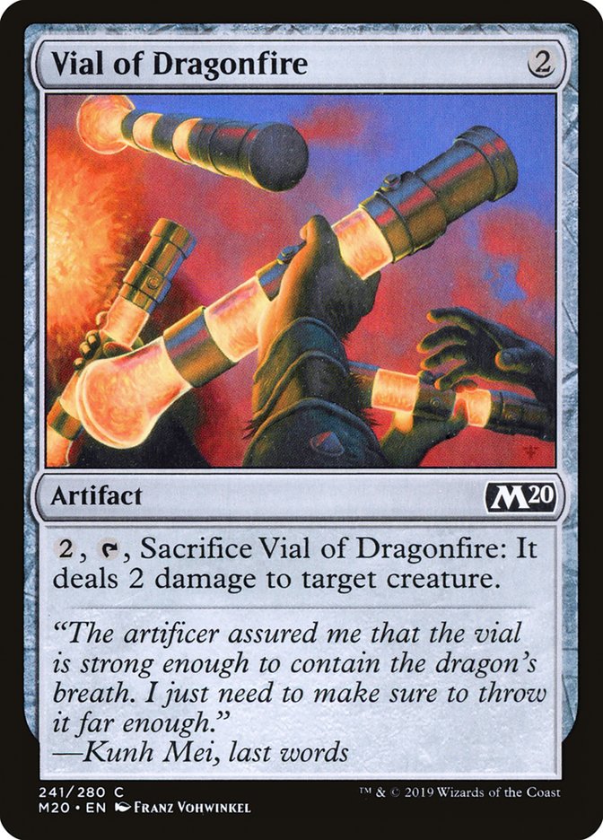 Vial of Dragonfire [Core Set 2020] | Pegasus Games WI