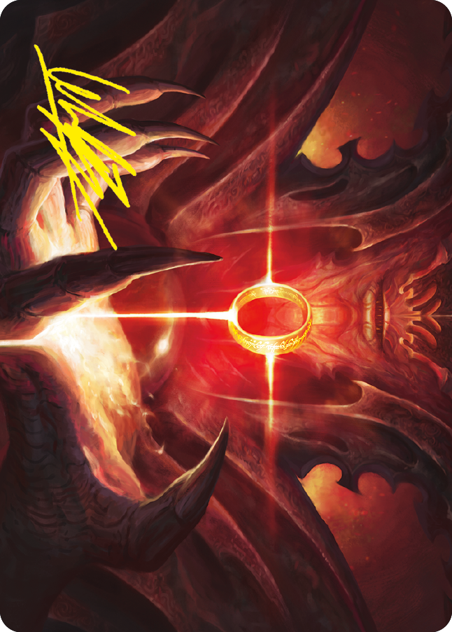 Sol Ring Art Card (Gold-Stamped Signature) [The Lord of the Rings: Tales of Middle-earth Art Series] | Pegasus Games WI