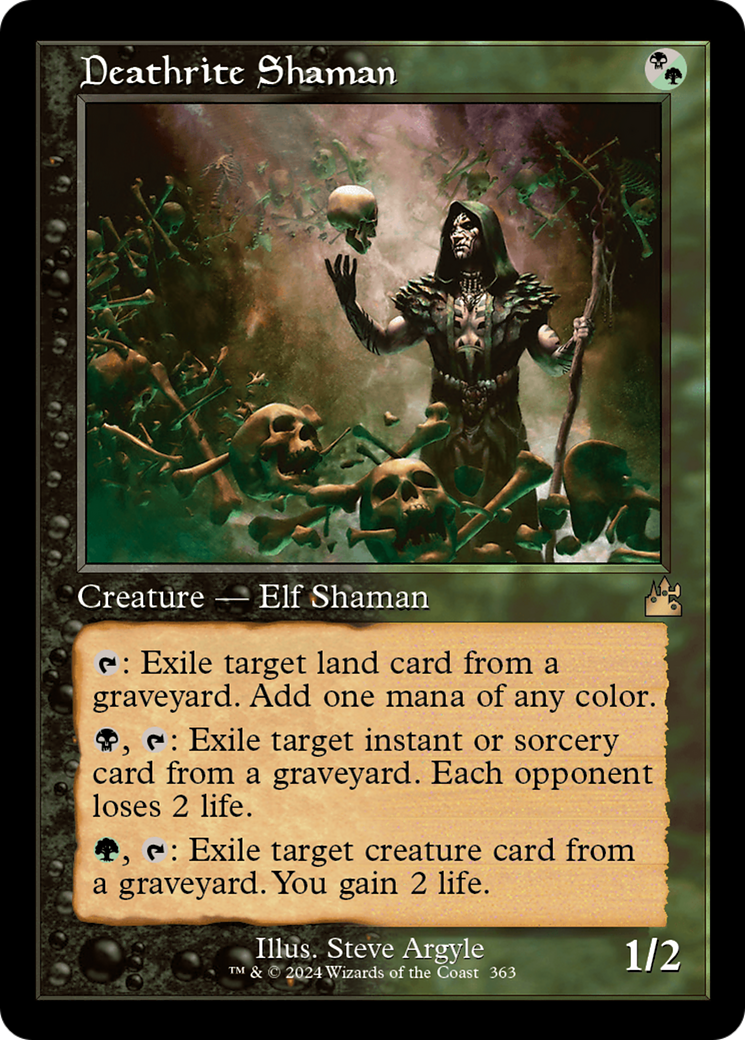 Deathrite Shaman (Retro Frame) [Ravnica Remastered] | Pegasus Games WI