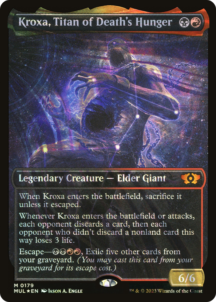 Kroxa, Titan of Death's Hunger (Halo Foil) [Multiverse Legends] | Pegasus Games WI