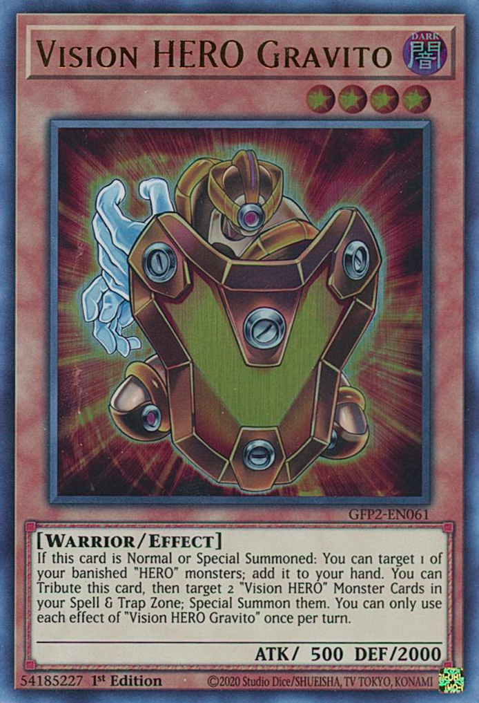 Vision HERO Gravito [GFP2-EN061] Ultra Rare | Pegasus Games WI