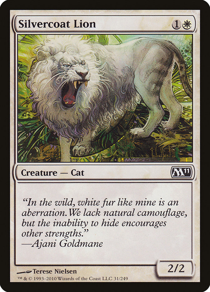 Silvercoat Lion [Magic 2011] | Pegasus Games WI