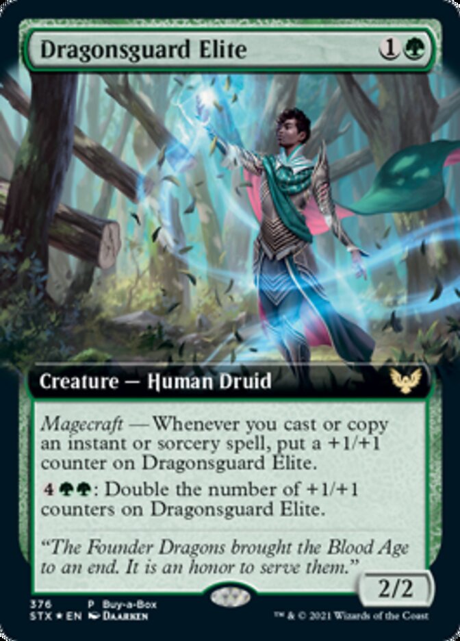 Dragonsguard Elite (Buy-A-Box) [Strixhaven: School of Mages Promos] | Pegasus Games WI