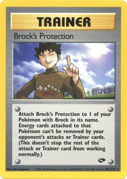 Brock's Protection (101/132) [Gym Challenge Unlimited] | Pegasus Games WI