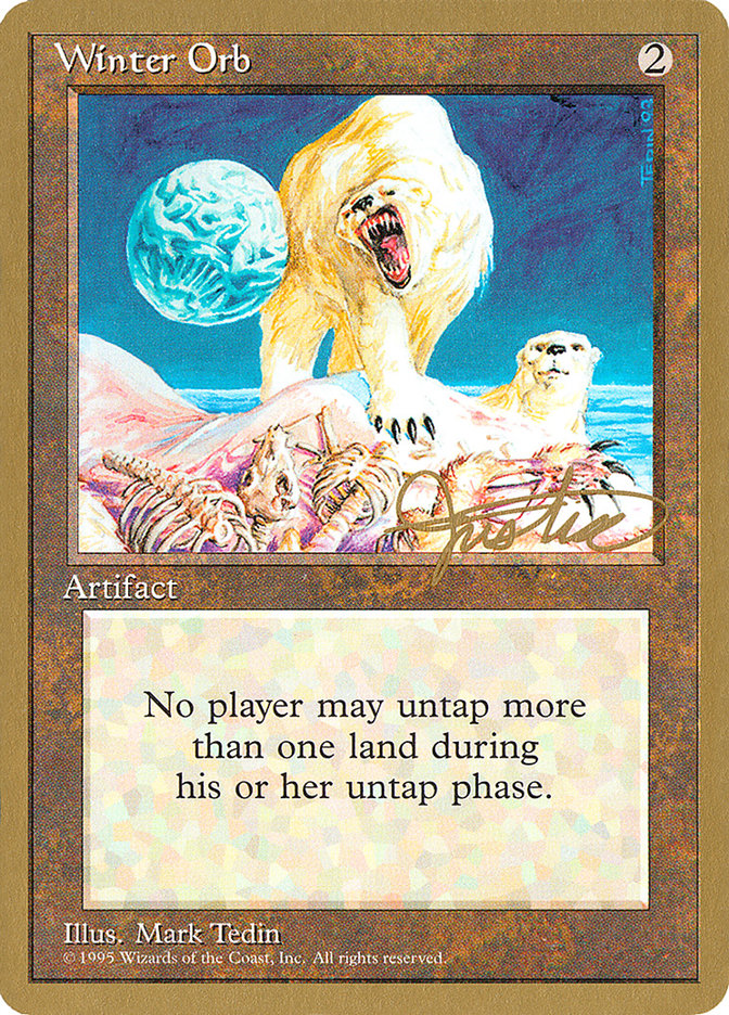 Winter Orb (Mark Justice) [Pro Tour Collector Set] | Pegasus Games WI