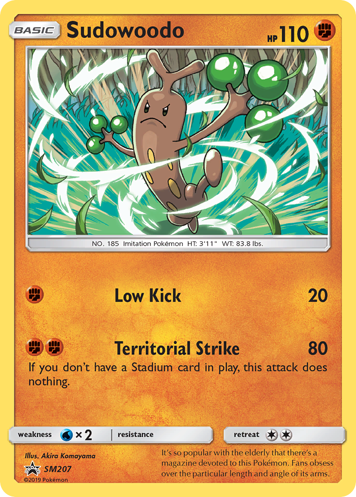 Sudowoodo (SM207) [Sun & Moon: Black Star Promos] | Pegasus Games WI