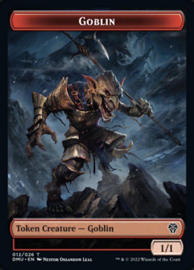 Saproling // Goblin Double-Sided Token [Dominaria United Tokens] | Pegasus Games WI