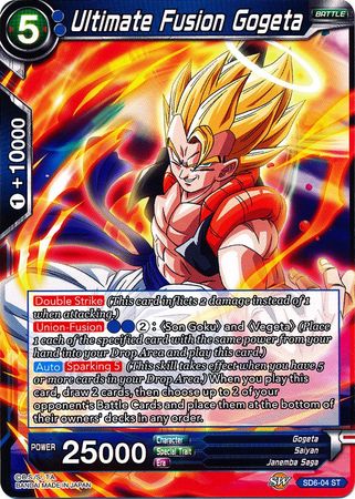 Ultimate Fusion Gogeta (Starter Deck - Resurrected Fusion) (SD6-04) [Miraculous Revival] | Pegasus Games WI