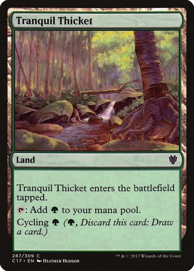 Tranquil Thicket [Commander 2017] | Pegasus Games WI