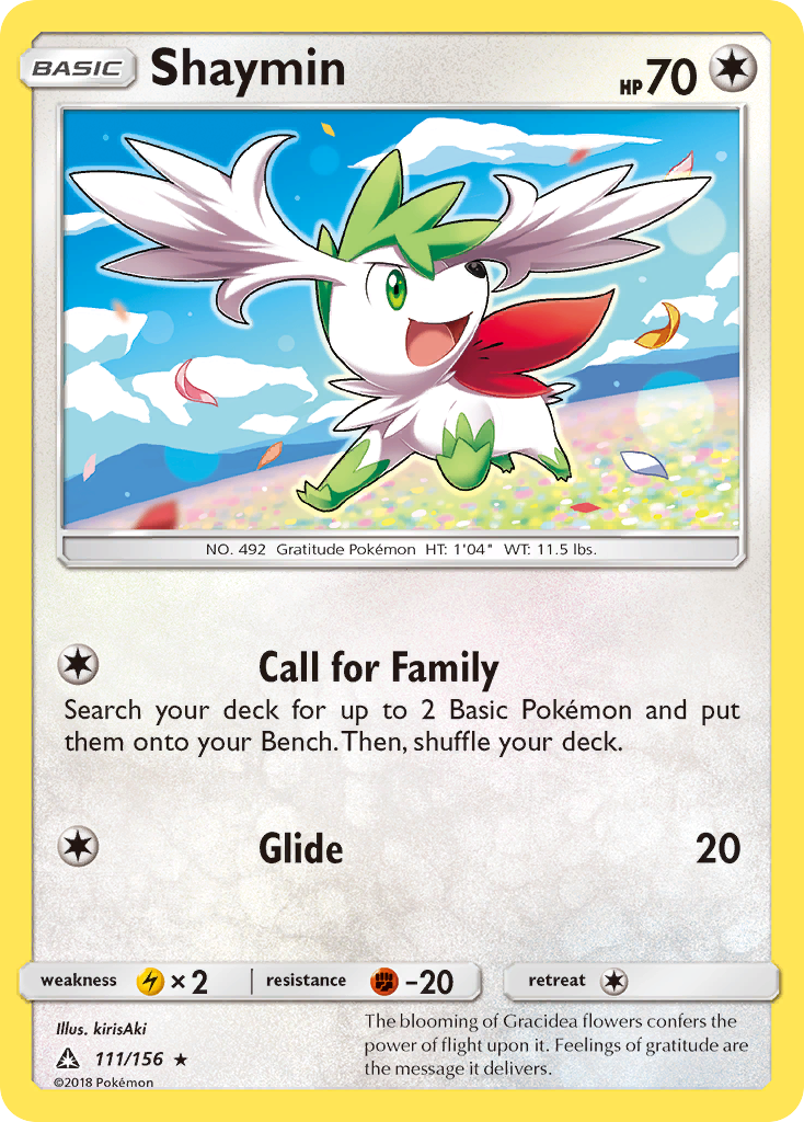 Shaymin (111/156) [Sun & Moon: Ultra Prism] | Pegasus Games WI