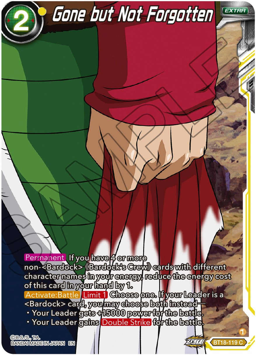 Gone but Not Forgotten (BT18-119) [Dawn of the Z-Legends] | Pegasus Games WI