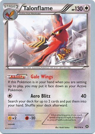 Talonflame (96/114) (Ninja Blitz - Cody Walinski) [World Championships 2016] | Pegasus Games WI