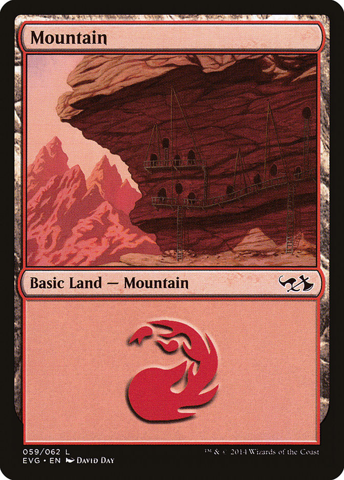 Mountain (59) (Elves vs. Goblins) [Duel Decks Anthology] | Pegasus Games WI