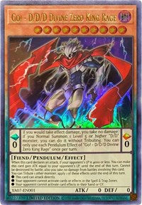 Go! - D/D/D Divine Zero King Rage [YA07-EN001] Ultra Rare | Pegasus Games WI