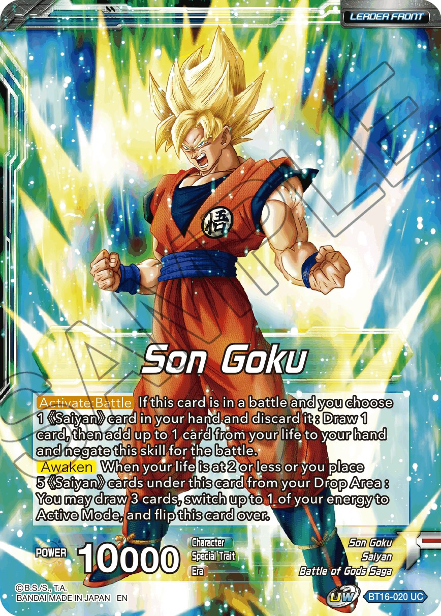 Son Goku // SSG Son Goku, Crimson Warrior (BT16-020) [Realm of the Gods Prerelease Promos] | Pegasus Games WI